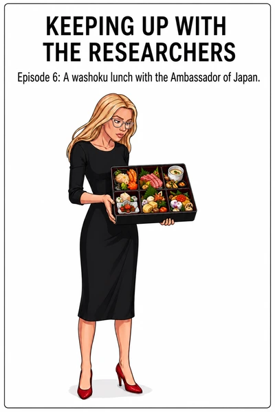 Blog Keeping Up with the Researchers - Epizoda 6 - Washoku ručak u Veleposlanstvu Japana